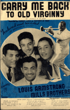 Carry me back - To Old Virginny - Louis Armstrong with Mills Brothers