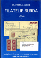 11. AUKCE - Filatelie BURDA