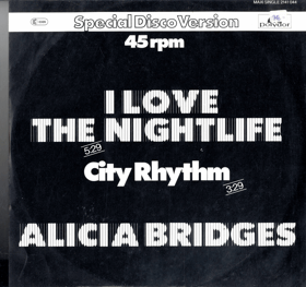 LP - Alicia Bridges – I Love The Nightlife