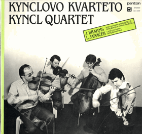 LP - Kynclovo kvarteto  - J. Brahms - L. Janáček