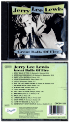 CD - Jerry Lee Lewis - Great Balls Of Fire