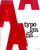 Typografia 1961,  6-7,  odborný časopis pro polygrafii