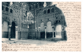 Sevilla - Alcázar - Salón de Embajadores - Španělsko (pohled)
