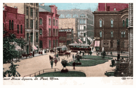 Court House Square - St. Paul - Minnesota (pohled)
