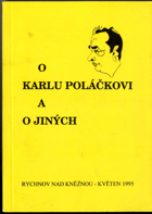 O Karlu Poláčkovi a o jiných - sborník příspěvků ze sympozia Karel Poláček a historie ...