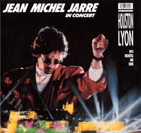 LP - Jean-Michel Jarre ‎– In Concert Houston - Lyon