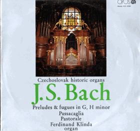 Czechoslovak historic organs J. S. Bach