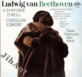 2 LP - Ludvig van Beethoven - 9. symfonie D Moll - Česká filharmonie Paul Klecki