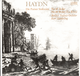 LP - Haydn - Die Pariser  Sinfonien - Nr. 87 A-dur, Nr. 85 B-dur