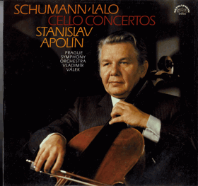 LP - Schumann - Lalo, Stanislav Apolín, Prague Symphony Orchestra, Vladimír Válek – Cello ...