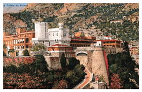Monaco - Le Palais du Prince (pohled)