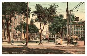 Montreal - Victoria Square - Kanada (pohled)