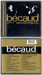 CD - Gilbert Becaud - 20 Chansons D´Or