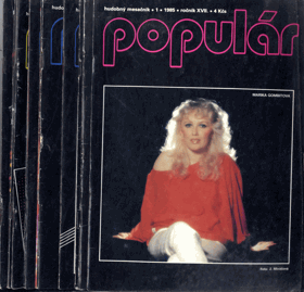 Populár - 1985 ( chybí číslo 11 - nekompletní) časopis pre záujmovú umeleckú činnosť