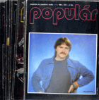 Populár - 1984 ( chybí číslo 5, 7 - nekompletní) časopis pre záujmovú umeleckú činnosť