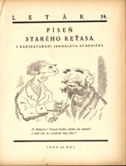 Leták 14. - Píseň starého keťasa