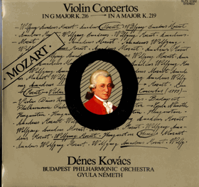 LP - Mozart, Dénes Kovács, Budapest Philharmonic Orchestra, Gyula Németh – Violin Concertos In ...