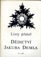 Listy přátel - Dědictví Jakuba Demla sv. 1