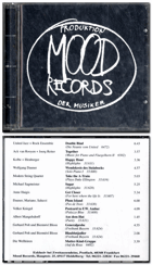 CD - Produktion Mood Records Der Musiker