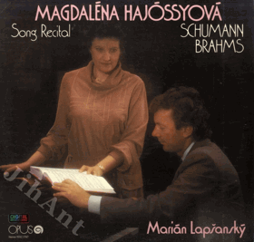 LP - Shumann - Brahms - Magdaléna Hajóssyová - Marián Lapšanský