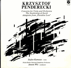 LP - Krzysztof Penderecki - Stefan Kamasa, Polish Radio National Symphony Orchestra, Antoni Wit – ...
