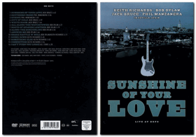 DVD -  Keith Richards, Bob Dylan, Jack Bruce, Phil Manzanera – Sunshine Of Your Love - Live at ...