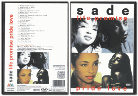 DVD - Sade – Life Promise Pride Love