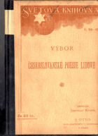 Československé poesie lidové
