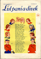 List paní a dívek č. 604. - 1936