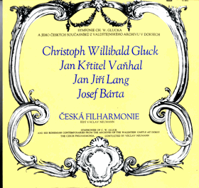 LP - Christoph Willibald Gluck - Jan Křtitel Vaňhal - Josef Bárta