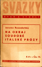 Na okraj soudobé italské prózy
