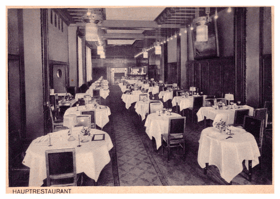 Berlin - Hotel Der Fürstenhof - Hauptrestaurant (pohled)