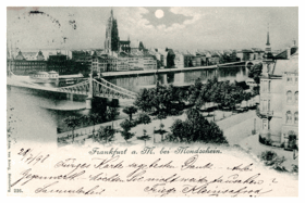 Frankfurt a. M. bei Mondschein (pohled)