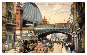 Berlin - Bahnhof Friedrichstrasse (pohled)