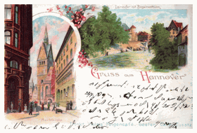 Gruss aus Hannover (pohled)