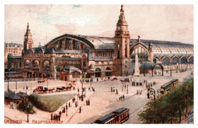 Hamburg - Hauptbahnhof - nádraží (pohled)