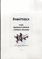 Pamätnica zrodu Spoločnosti knihárok a knihárov Slovenska