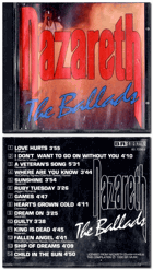 CD - Nazareth – The Ballads