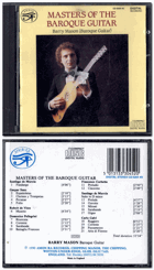 CD - Barry Mason – Masters Of The Baroque Guitar