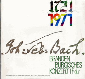 LP -  Johann Sebastian Bach – Branden Burgisches Konzert 1 F-dur