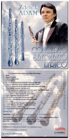 CD - Zdeněk Adam - Concerto, Sentimento, Lyrico