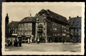 Eger - Marktplatz - Cheb (pohled)