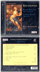 CD - Ludwig van Beethoven - piano Sonatas Nos. 12, 13, 17