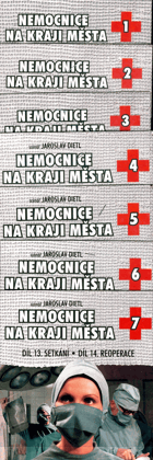 7 DVD - Nemocnice na kraji města 1 - 7 (14. dílů) - Není to komplet, chybí 3 DVD