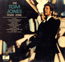 LP - Tom Jones - Fever Zone - The Broadway Album - Pouze obal !!!!!