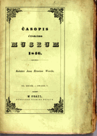 Časopis musea království českého roč. XX. - svazek V.