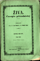 ŽIVA - Časopis přírodnický - ročník devátý - svazek II