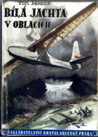 Bílá jachta v oblacích
