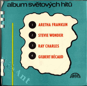 4 SP - Album světových hitů - Aretha Franklin, Stevie Wonder, Ray Charles, Gilbert Bécaud