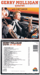 CD - Gerry Mulligan Quartet With Chet Baker – Gerry Mulligan Quartet With Chet Baker